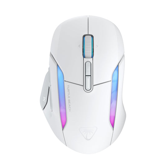 Turtle Beach Kone II Air Wireless RGB Gaming Mouse - 350Hr Battery, 26000 DPI, Arctic White, Model TBM-1104-15