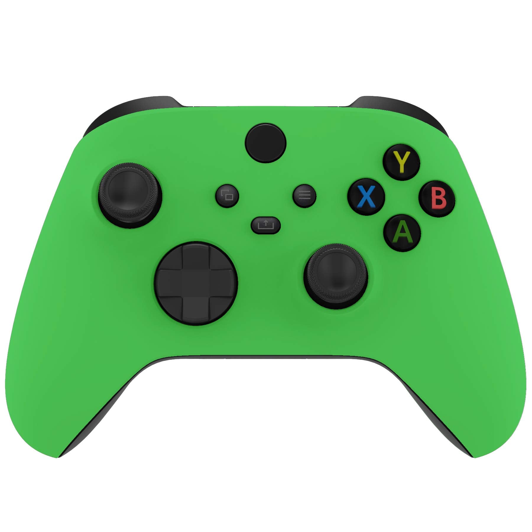 eXtremeRate Green Replacement Shell for Xbox Series X & S Controller - Personalized Upgrade - Soft Touch Grip Custom Cover Gamin