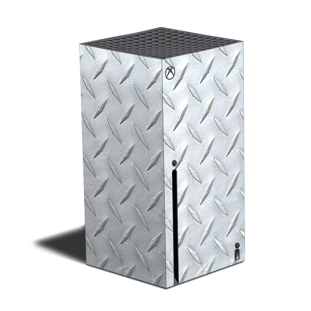 MightySkins Skin Compatible with Xbox Series X - Diamond Plate | Protective  Durable  and Unique Vinyl Decal wrap Cover | Easy to Apply and Change Styles | Made in The USA (MIXBSERX-Diamond Plate)