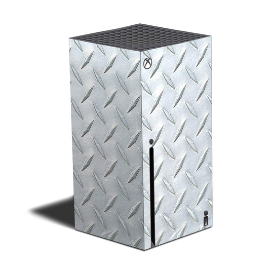 MightySkins Skin Compatible with Xbox Series X - Diamond Plate | Protective  Durable  and Unique Vinyl Decal wrap Cover | Easy to Apply and Change Styles | Made in The USA (MIXBSERX-Diamond Plate)
