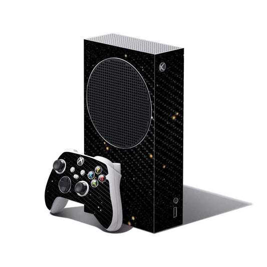 MightySkins Carbon Fiber Skin Compatible with Xbox Series S Bundle - Deep Space | Protective  Durable Textured Carbon Fiber Finish | Easy to Apply and Change Styles | Made in The USA