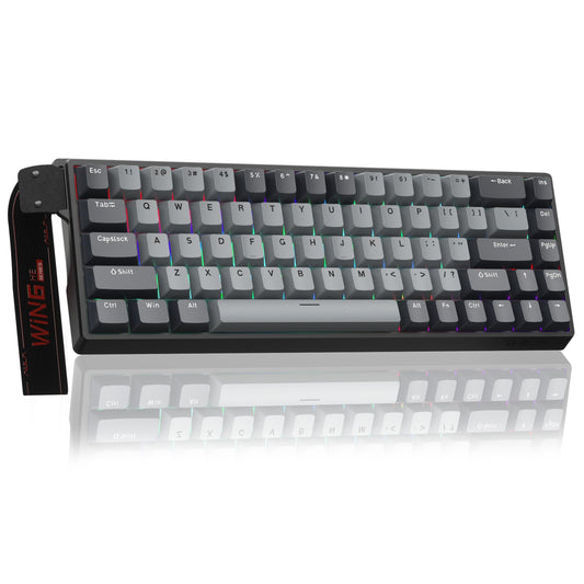 AULA WIN68 HE PRO - Hall Effect Gaming Keyboard with Magnetic Switch  Rapid control button Mode Adjustable Actuation  8KHz Polling Rate  Wired RGB Backlit Mechanical Gaming Keyboard 60 Percent Compact Design