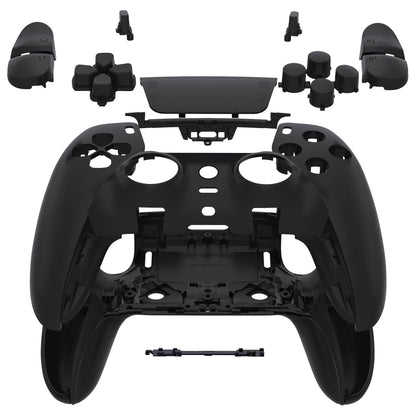 eXtremeRate PS5 Edge Controller Shell Set - Black Custom Replacement Trim Plates, Model QRHEGP006
