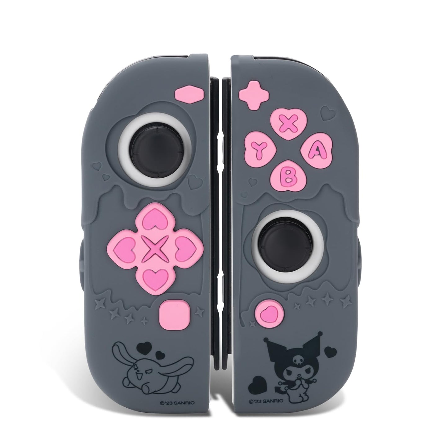 Kuitmor Protective Cover Case for Switch  Silicone Switch Controller Skin  Anti-Slip Protective Case for OLED Joy Con