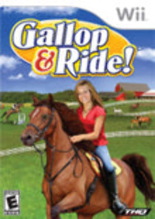THQ Gallop & Ride Game for Nintendo Wii - Model 30228, Engaging Family Fun