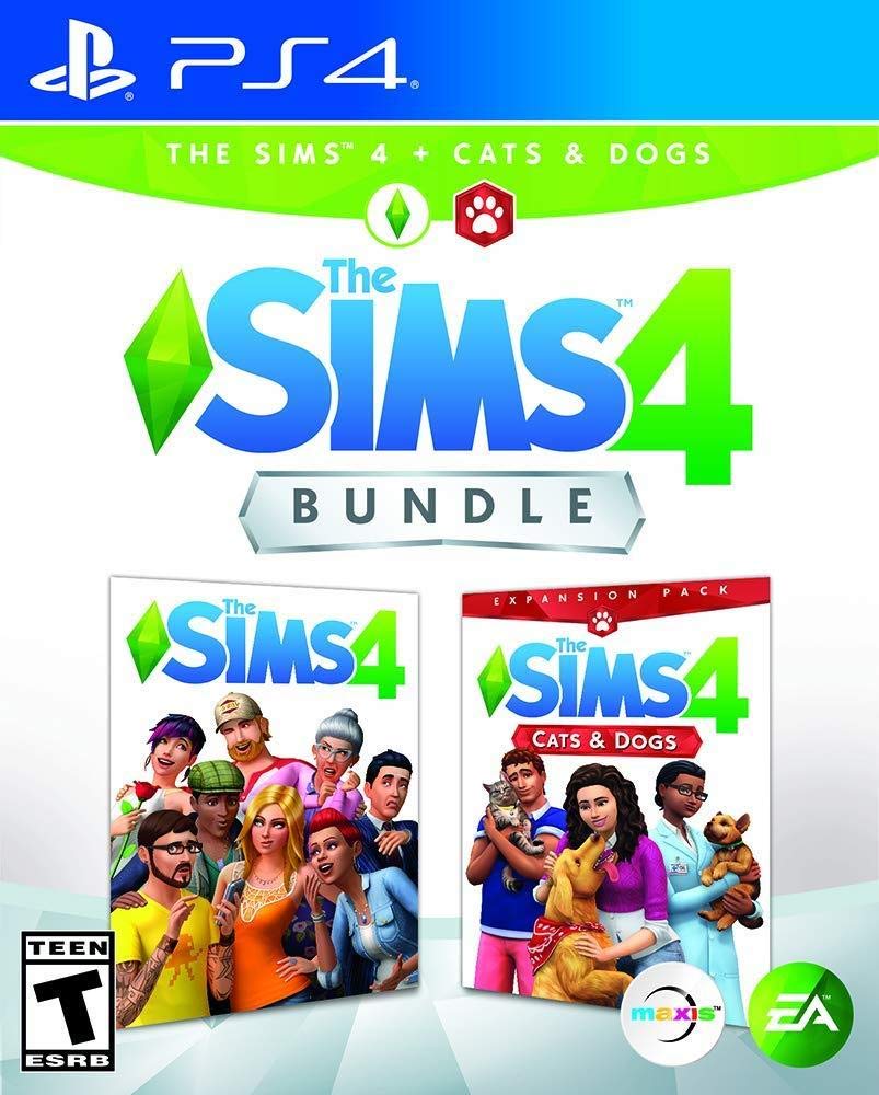 Electronic Arts The Sims 4 Plus Cats & Dogs Bundle for PlayStation 4 - Model 37537