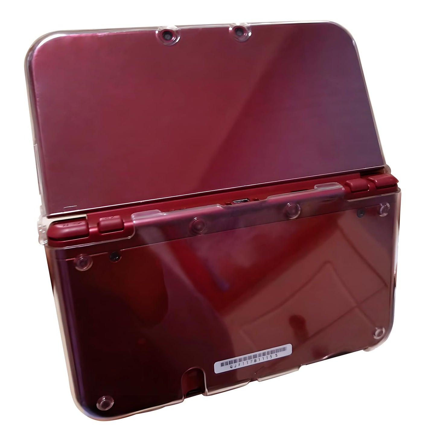 OSTENT Clear Crystal Hard Cover Case for Nintendo New 3DS XL/LL - Transparent White Protector