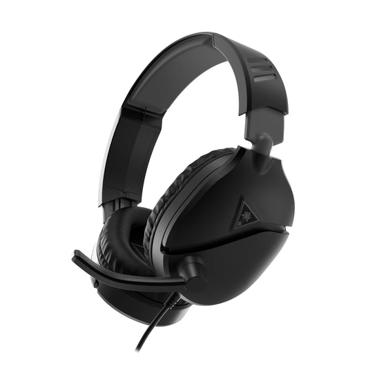Turtle Beach Recon 70 Multiplatform Gaming Headset for PC  PS5  PS4  Xbox Series X|S  Xbox One  & Mobile w/ 3.5mm Wired Connection - Flip-to-Mute Mic  40mm Speakers  Lightweight Design  Black