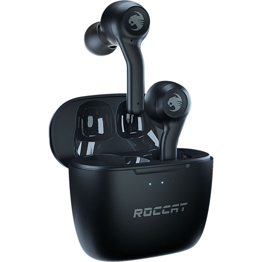 ROCCAT Syn Buds Air True Wireless Earbuds for Mobile Gaming with Dual-Microphones, for Nintendo Switch, Windows, 7, 8.1, 10, 11,