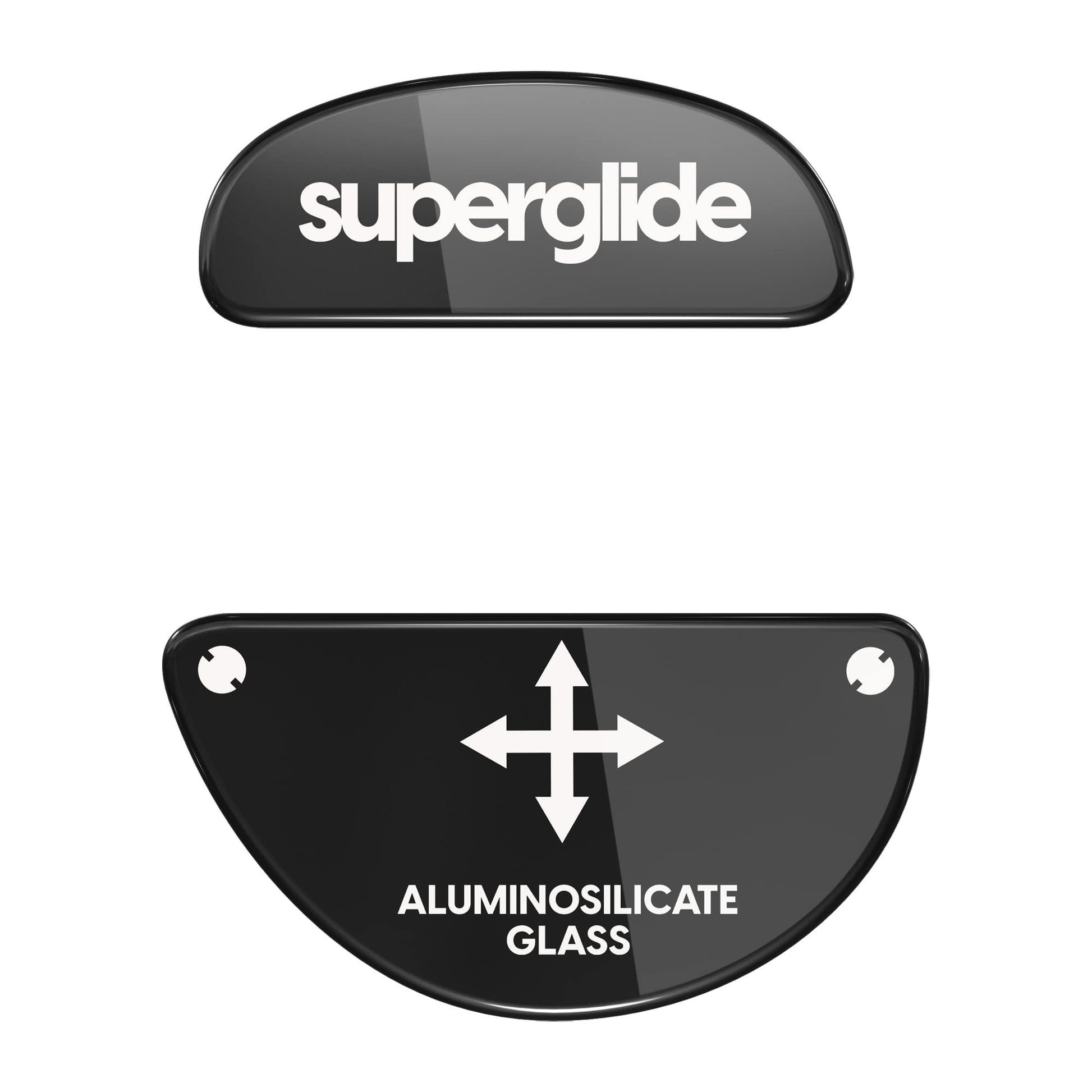 Pulsar Gaming Gears Superglide Mouse Feet - Ultra Strong Glass, Smooth, Durable, Zowie EC Series, Black, Model ZECSGB