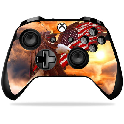 MIGHTY SKINS Xbox One X Controller Skin - Bald Eagle Vinyl Decal Wrap, Durable & Easy to Apply, Model MIXBONXCO-Bald Eagle