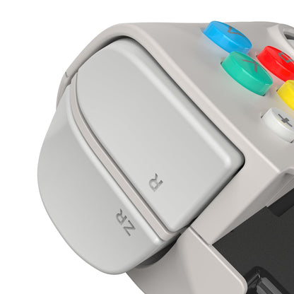 CRKD Nitro Deck - Handheld Controller for Nintendo Switch & OLED, Zero Stick Drift, PAL Grey - Nostalgia Collection, Model 24ND