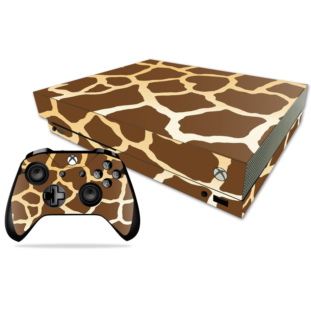 MIGHTY SKINS Xbox One X Skin - Giraffe Vinyl Decal Wrap - Durable & Easy to Apply - Model MIXBONXCMB-Giraffe