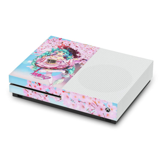 Head Case Designs Officially Licensed Hatsune Miku Sakura Graphics Vinyl Sticker Gaming Skin Decal Cover Compatible With Xbox One S Console