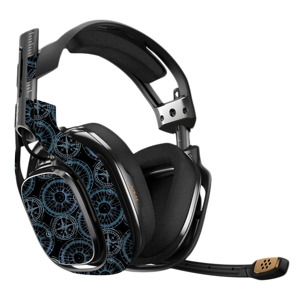 MightySkins Skin Compatible with Astro A40 3rd Generation Gaming Headset - Compass Tile Protective, Durable, and Unique Vinyl De