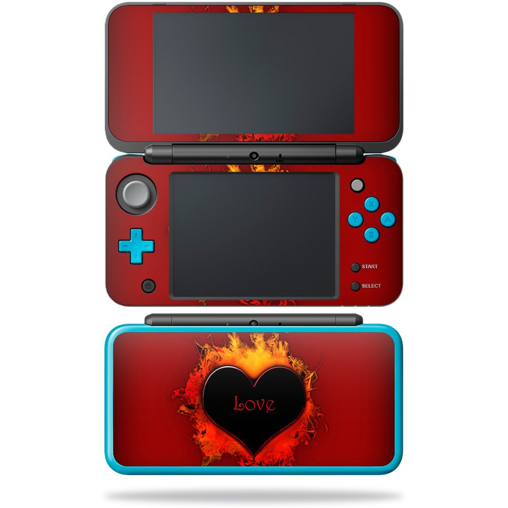 MIGHTY SKINS Skin for New Nintendo 2DS XL - Love | Durable Vinyl Decal Wrap, Easy to Apply, Model NI2DSXL-Love