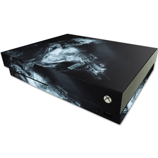 MIGHTY SKINS Xbox One X Skin - Ghost of A Soldier | Durable Vinyl Decal Cover | Easy to Apply & Remove