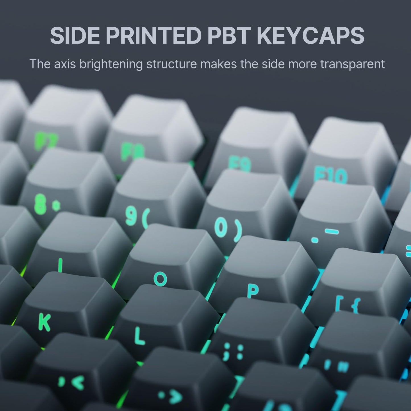 RK ROYAL KLUDGE R87 Pro Wireless 75% RGB Mechanical Gaming Keyboard - Bluetooth/2.4G/Wired, Grey, Hot Swappable Linear Switch