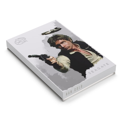 Seagate Han Solo SE FireCuda External Hard Drive 2TB HDD - USB 3.2, Customizable LED RGB Lighting, White, Works with PC, Mac, Pl