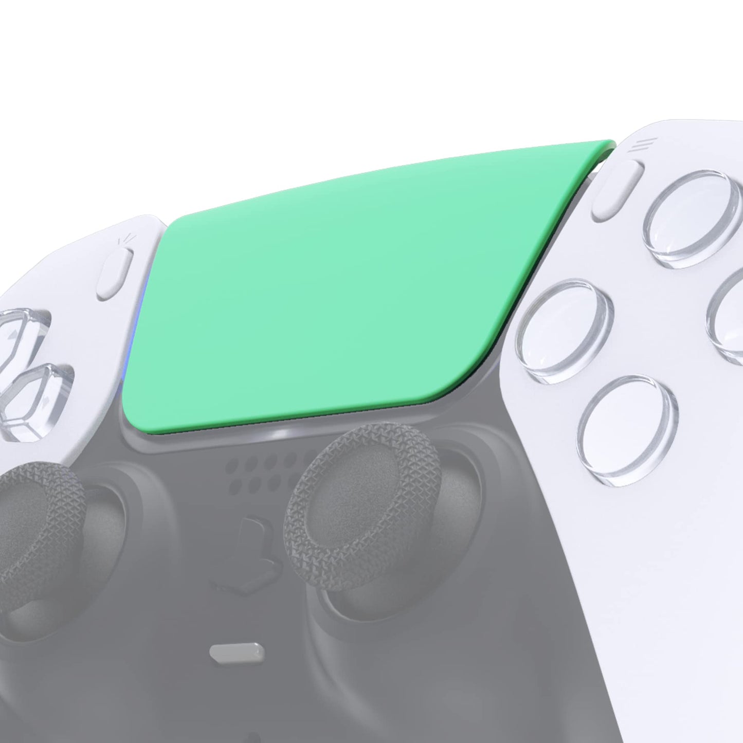 eXtremeRate Replacement Touchpad Cover Compatible with ps5 Controller BDM-010 020 030 040 050 Models, Custom Mint Green Touch Pa