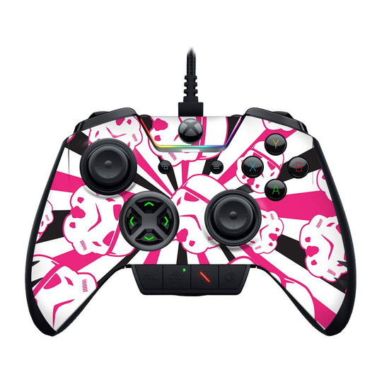 MIGHTY SKINS Razer Wolverine Ultimate Skin - Pink Trooper Storm, Durable Vinyl Decal Wrap, Easy to Apply and Remove, Made in USA