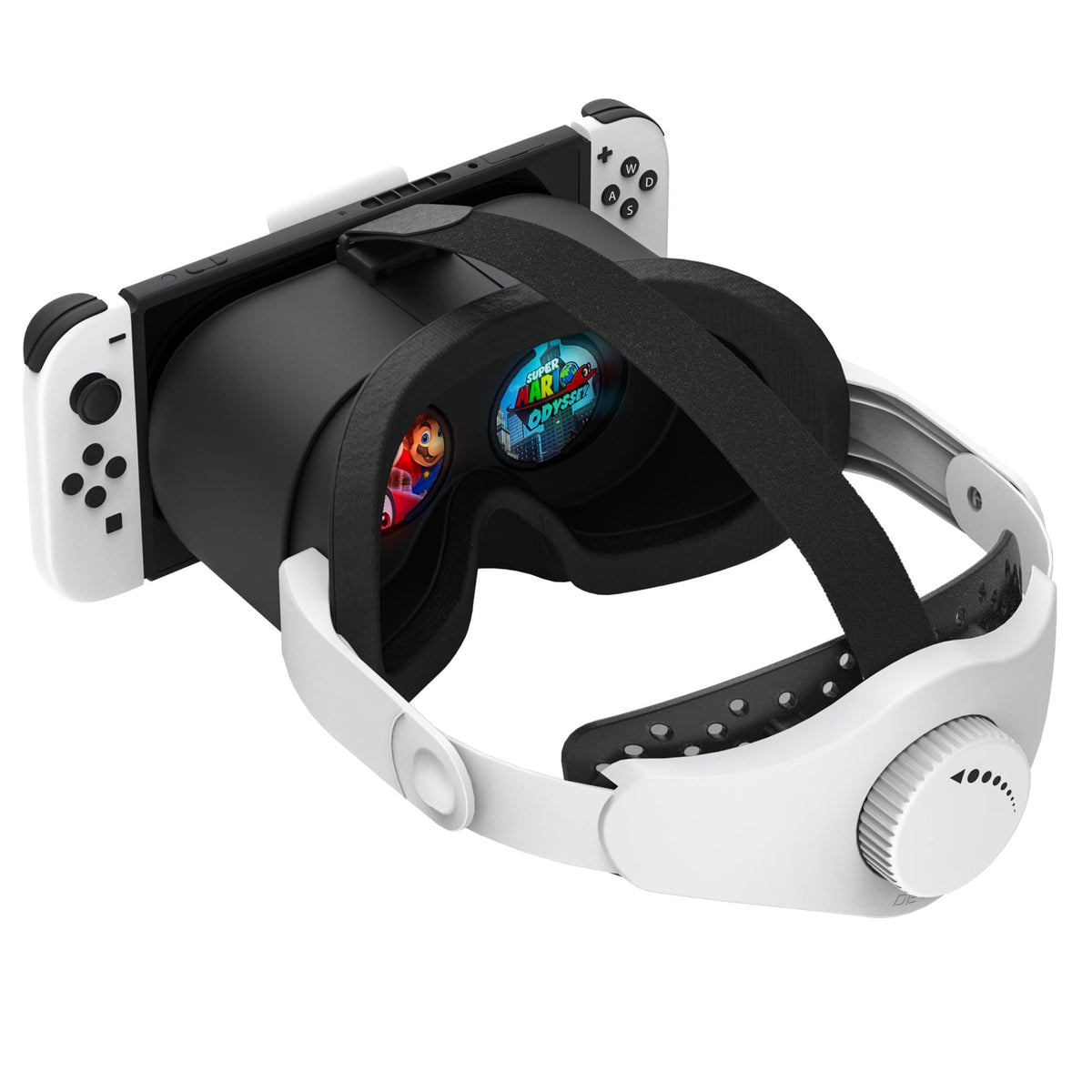 Upgraded VR Headset for Nintendo Switch  Switch OLED Model Virtual Reality Glasses with Adjustable HD Lenses and Head Strap  Labo VR Kit 3D Goggles Accessory