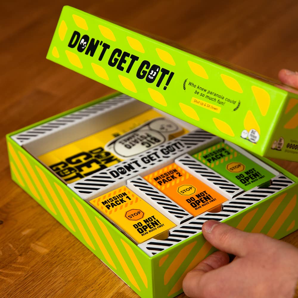 Big Potato Secret Missions Party Game, 2021 Edition, Medium, Yellow, Model DGG03UK