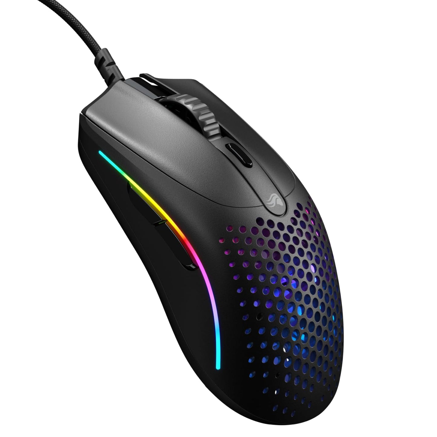Glorious Gaming - Superlight Wired PC Gaming Mouse with Honeycomb Shell  6 Programmable Buttons  RGB Lighting & PTFE Skates - Model O 2 Mini  Matte Black