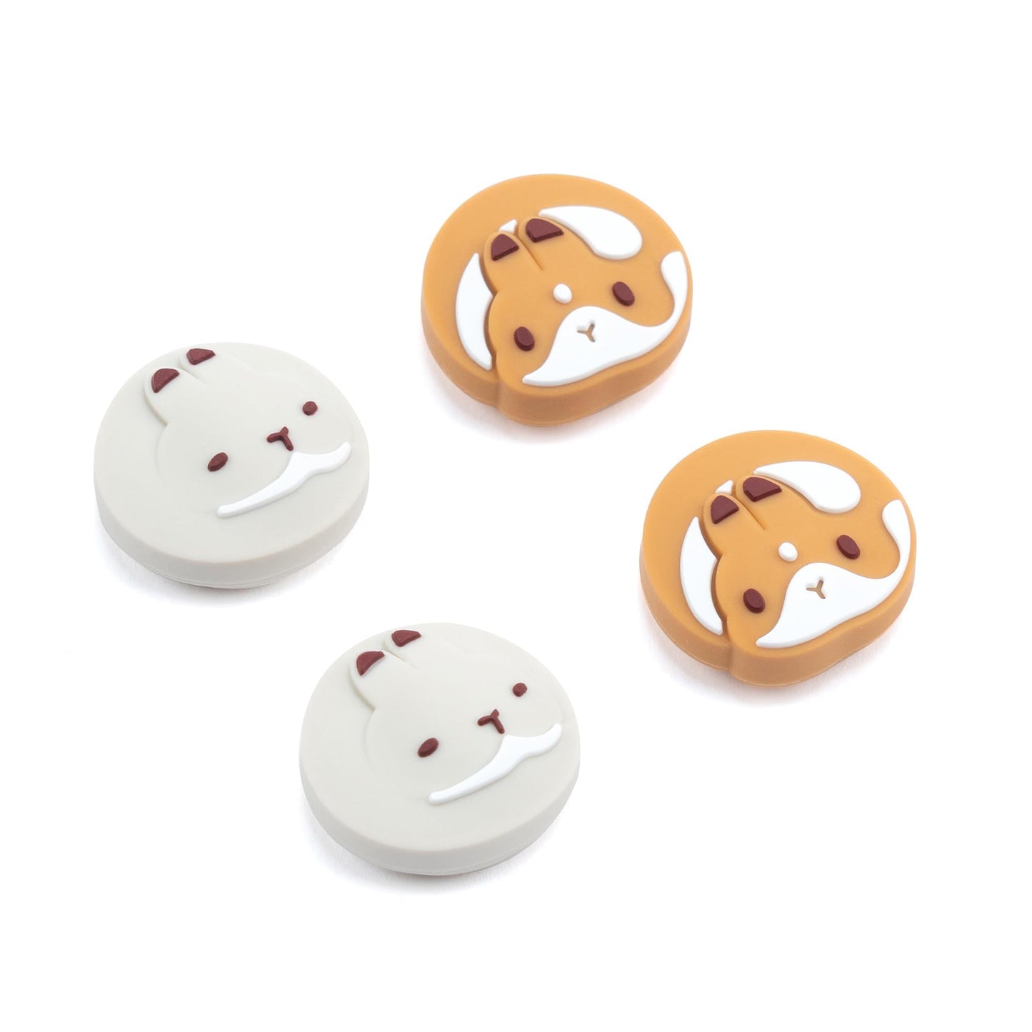 GeekShare Thumb Grip Caps Compatible with Switch/OLED/Switch Lite  4PCS Cute Silicone Joystick Cover - Team Timothy Design