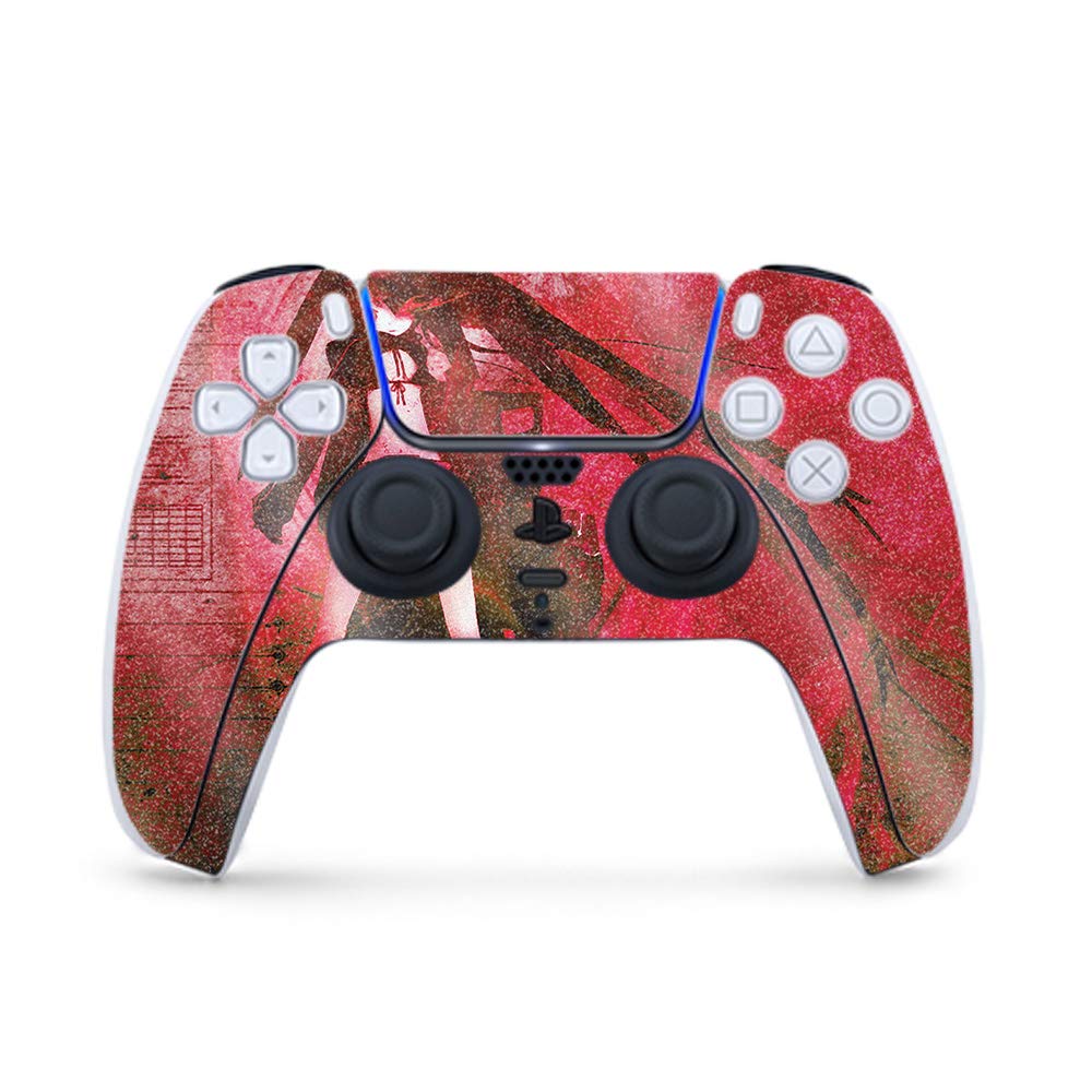 MightySkins Glossy Glitter Gaming Skin for PS5 / PlayStation 5 Controller - Anime | Durable High-Gloss Glitter Finish | Easy to Apply and Change Style | Made in The USA
