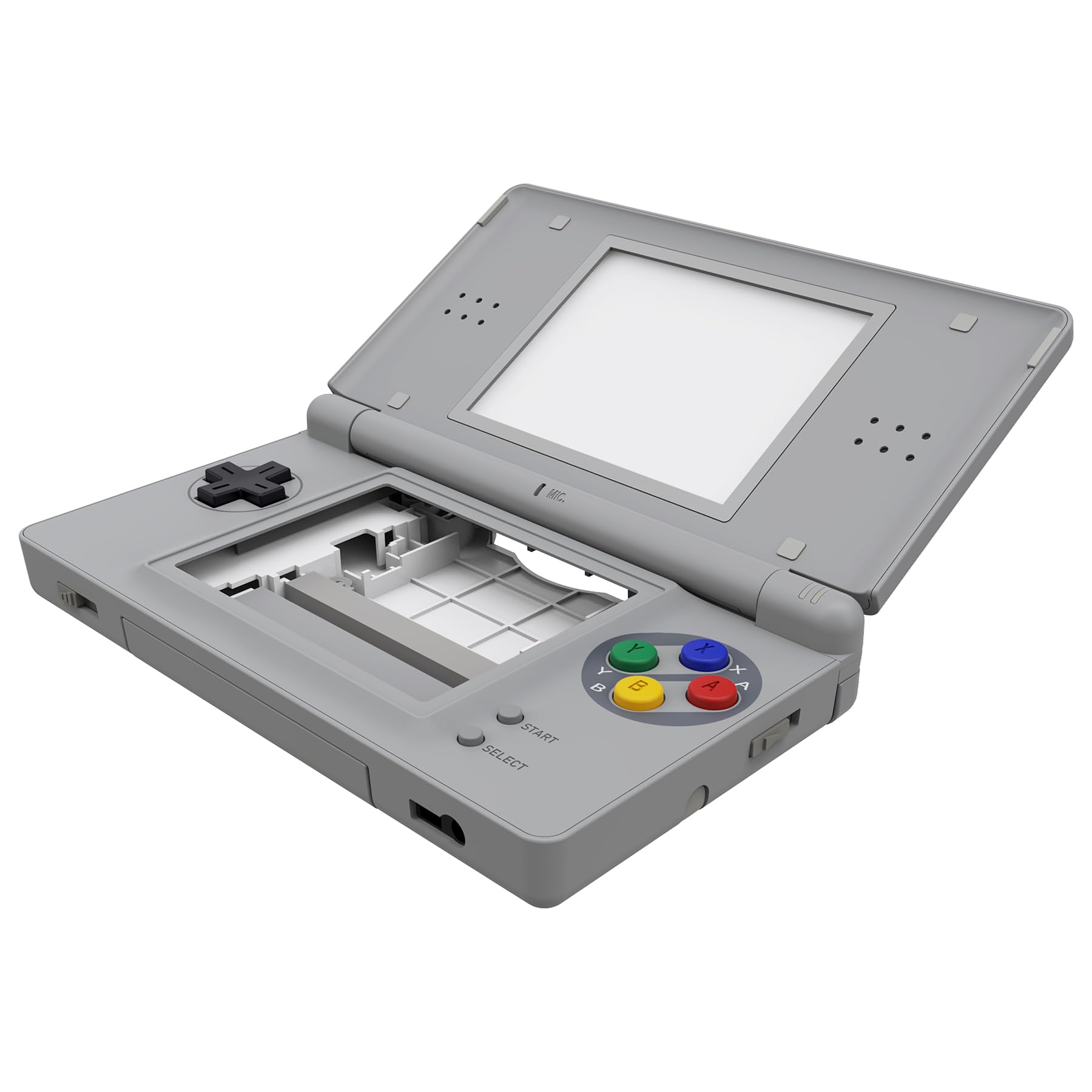 eXtremeRate DS Lite Replacement Housing Shell - SFC SNES Classic EU Style, Includes Buttons & Screen Lens, Model DSLY006