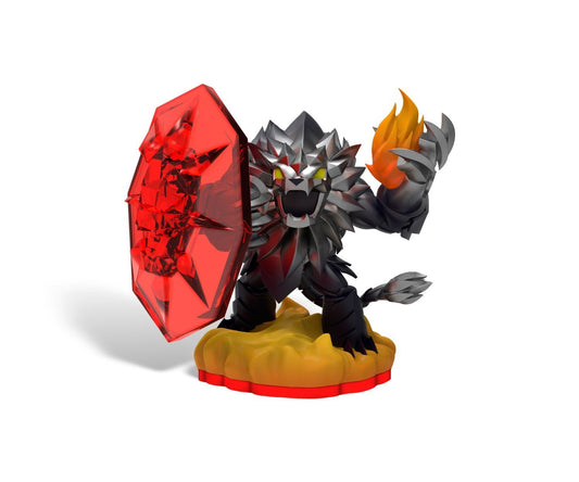 Skylanders Trap Team Dark Wildfire Character - 3.4 x 3.7 x 3 inches, Dark Red, New in Bulk Packaging