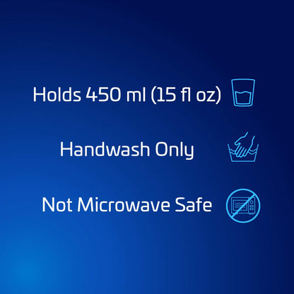 Paladone PS5 Travel Mug - Officially Licensed, 15oz, White, Metal Plastic, Model PP7927PS