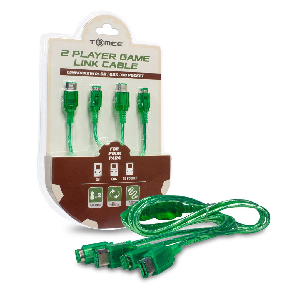 Color Gaecable Tomee 2 Player Game Link Cable for Game Boy & Color - 5 Feet – GameX24