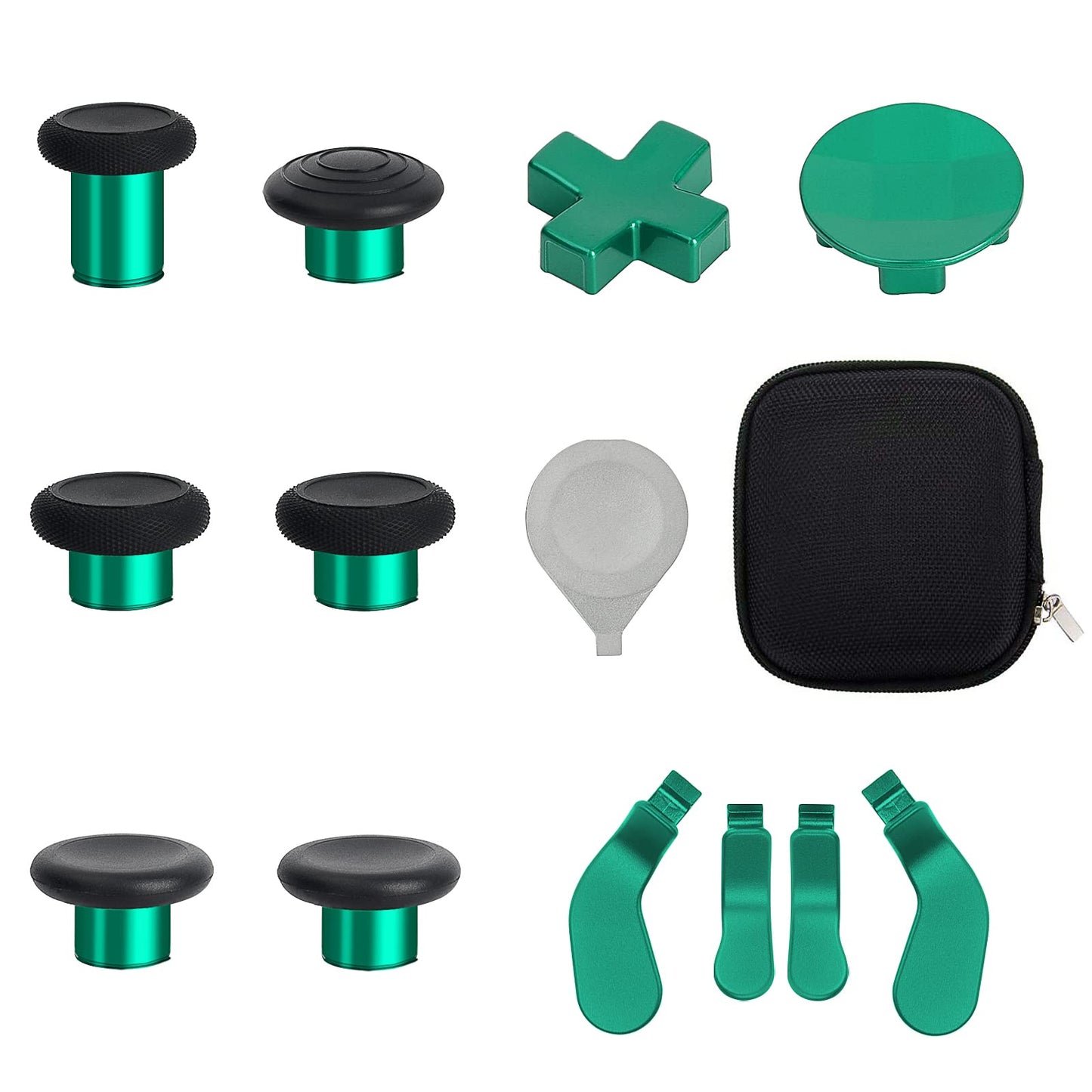 Elite Series 2 Controller Accessories  13 in 1 Metal Thumbsticks for Xbox One Elite Series 2  Gaming Accessory Replacement Parts Compatible with Xbox Elite Wireless Controller Series 2 Core(Blue)