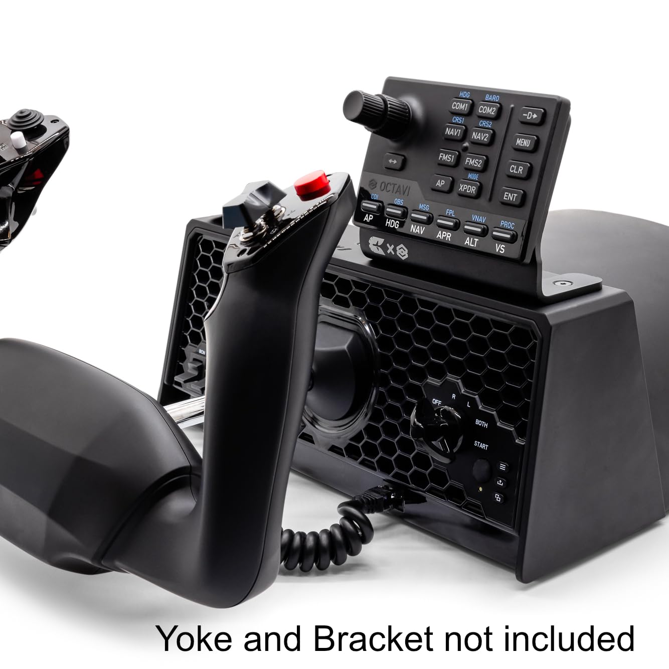 OCTAVI IFR-1 Compact Cockpit - High-Precision Controls for Flight Simulation - Black