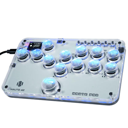 Sehawei Haute42 Arcade Stick - 13 Keys, Custom RGB & Turbo Functions, G13 Model - Compatible with PC, PS3/PS4, Switch, Steam