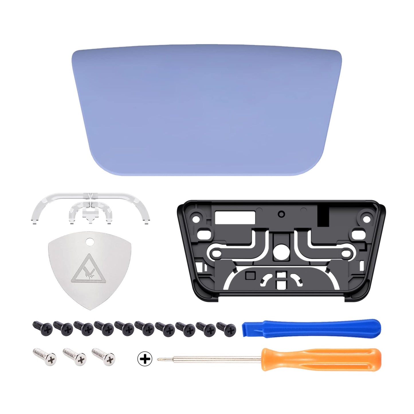 eXtremeRate Replacement Touchpad Cover for PS5 Controller - Light Violet, Compatible with BDM-010/020/030/040/050 Models, Model JPF4015