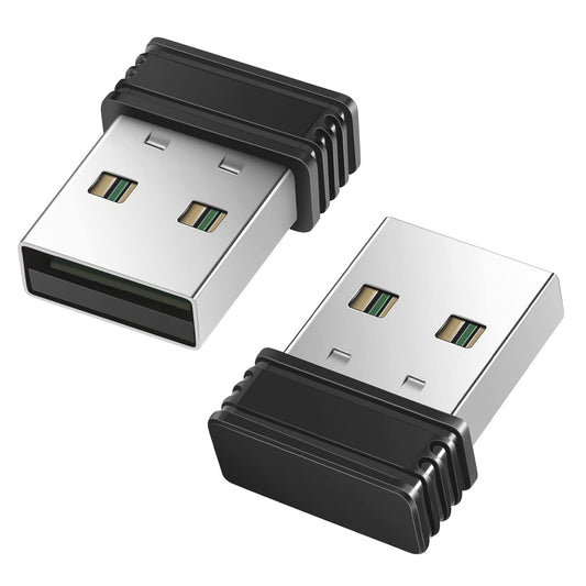 AUEDROT Mouse Jiggler USB Mover - Automatic Driver-Free Mouse Simulator, 2 PCS, Black