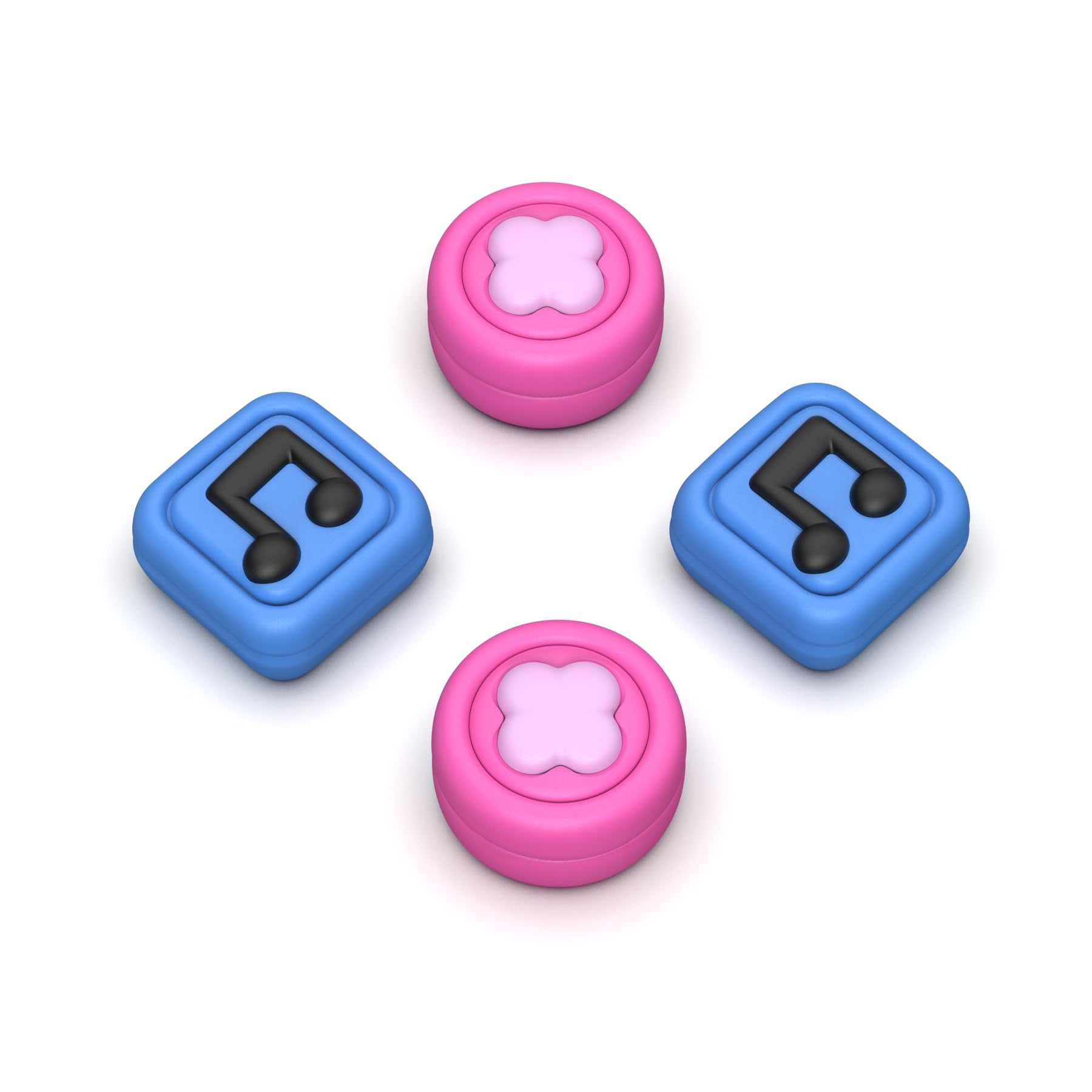 PlayVital Thumbs Cushion Caps Thumb Grip Caps for Nintendo Switch, Joystick Cover for Nintendo Switch Lite, Thumbstick Grips for