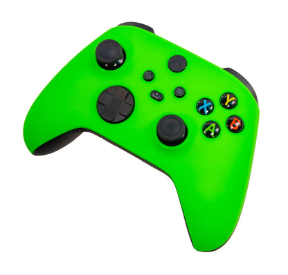 Crazy Controllerz Xbox Series X Soft Touch Controller - Neon Green, Added Grip, Custom Design