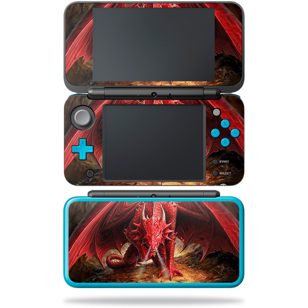 MIGHTY SKINS Nintendo New 2DS XL Skin - Angry Dragon Vinyl Decal Wrap, Durable & Easy to Apply