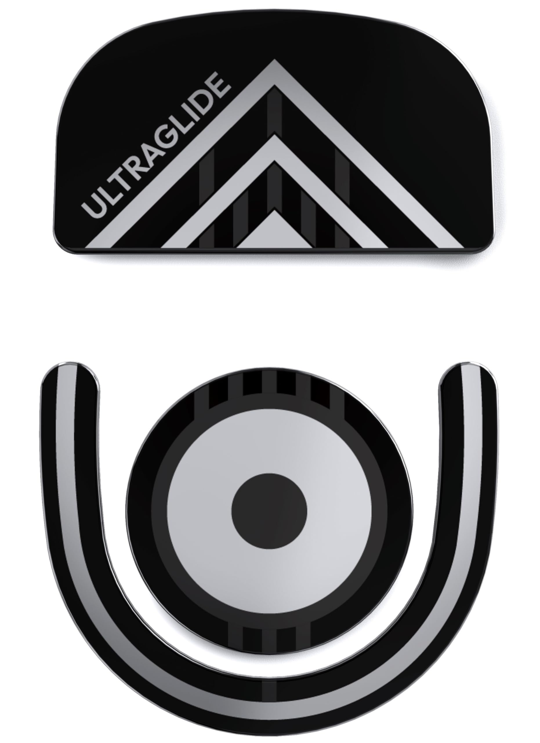 PWNAGE Ultraglide Glass Skates Feet for G Pro X 2 Superlight GPX 2  Ultra-Smooth and Durable  3M Adhesive  fit for Gaming Mouse Black and White