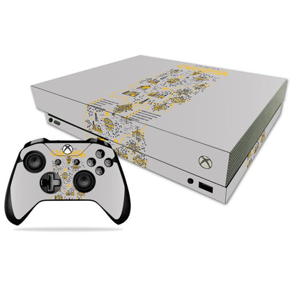 MIGHTY SKINS Xbox One X Skin - Detective Map | Durable Vinyl Decal Wrap | Easy to Apply & Remove | Model: MIXBONXCMB-Detective Map