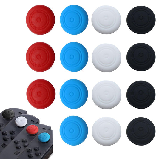 32 Pcs Silicone Joystick Thumb Stick Grip Cover  Analog Controller Gamepad Thumb Stick Grips Thumbsticks Joystick Cap Cover for Nintendo Switch NS Controller Joy-Con