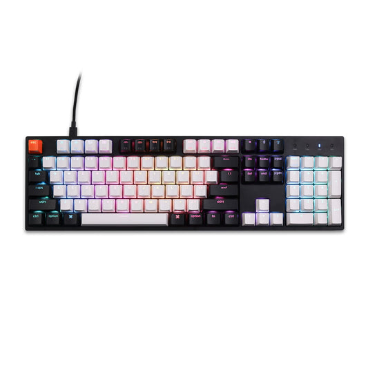 Keychron C2 Wired Mechanical Keyboard, Hot-swappable Gateron G Pro Brown, RGB Backlight, 104 Keys, USB-C for Mac & Windows