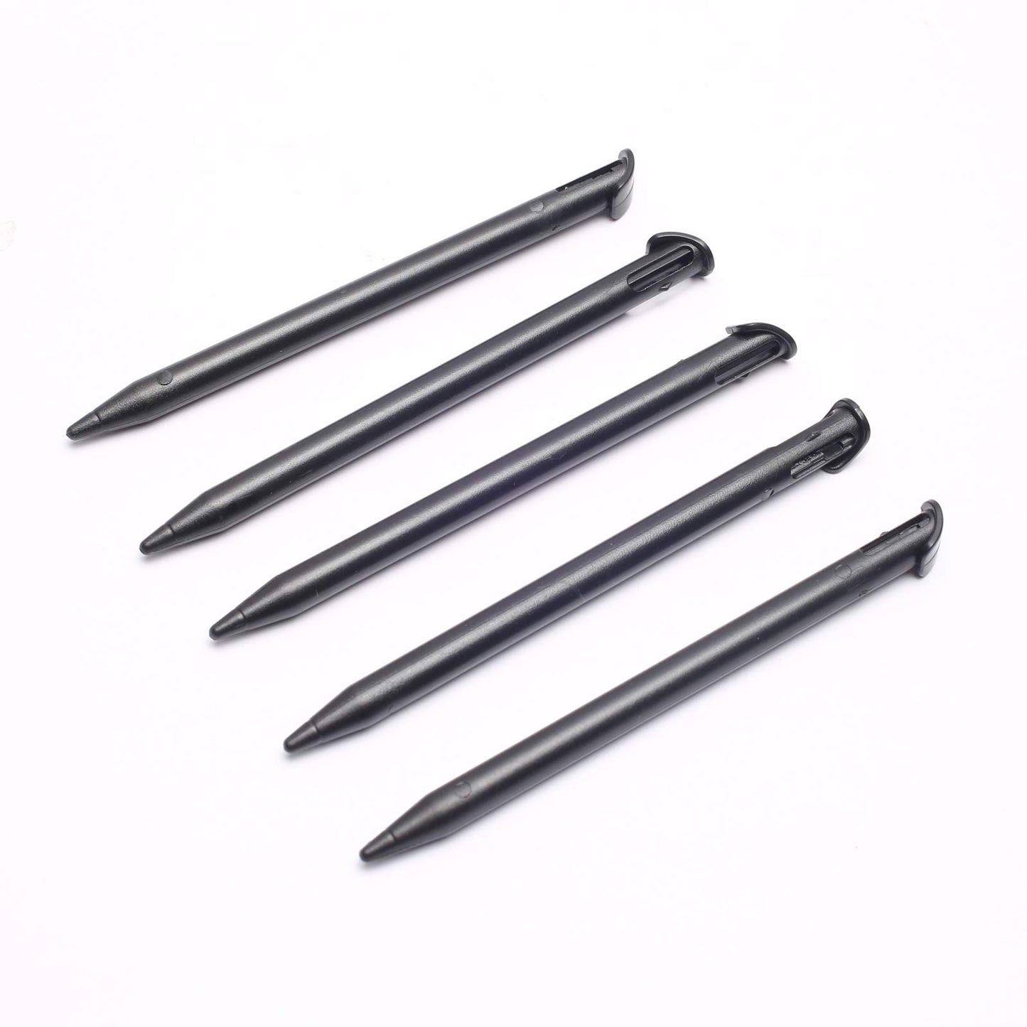 DEVMO Stylus Pens Set for New 3DS XL - 5 PCS Black Touch Screen Replacement Pens
