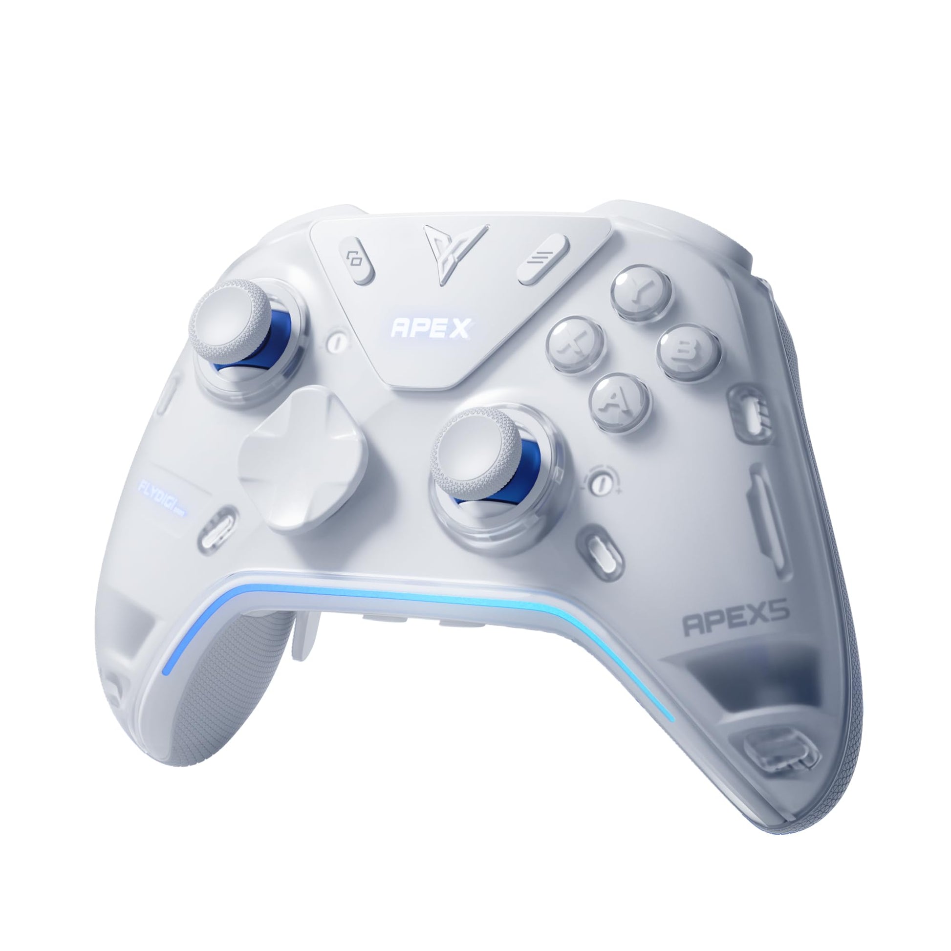 FLYDIGI Apex 5 Wireless PC Controller  Forceflex Joystick 2.0  ForceAdapt Trigger  3ms Ultra-Low Latency  RGB Light Bar  Full-Color LCD Display 1500mAh Battery PC/NS/Android/TV
