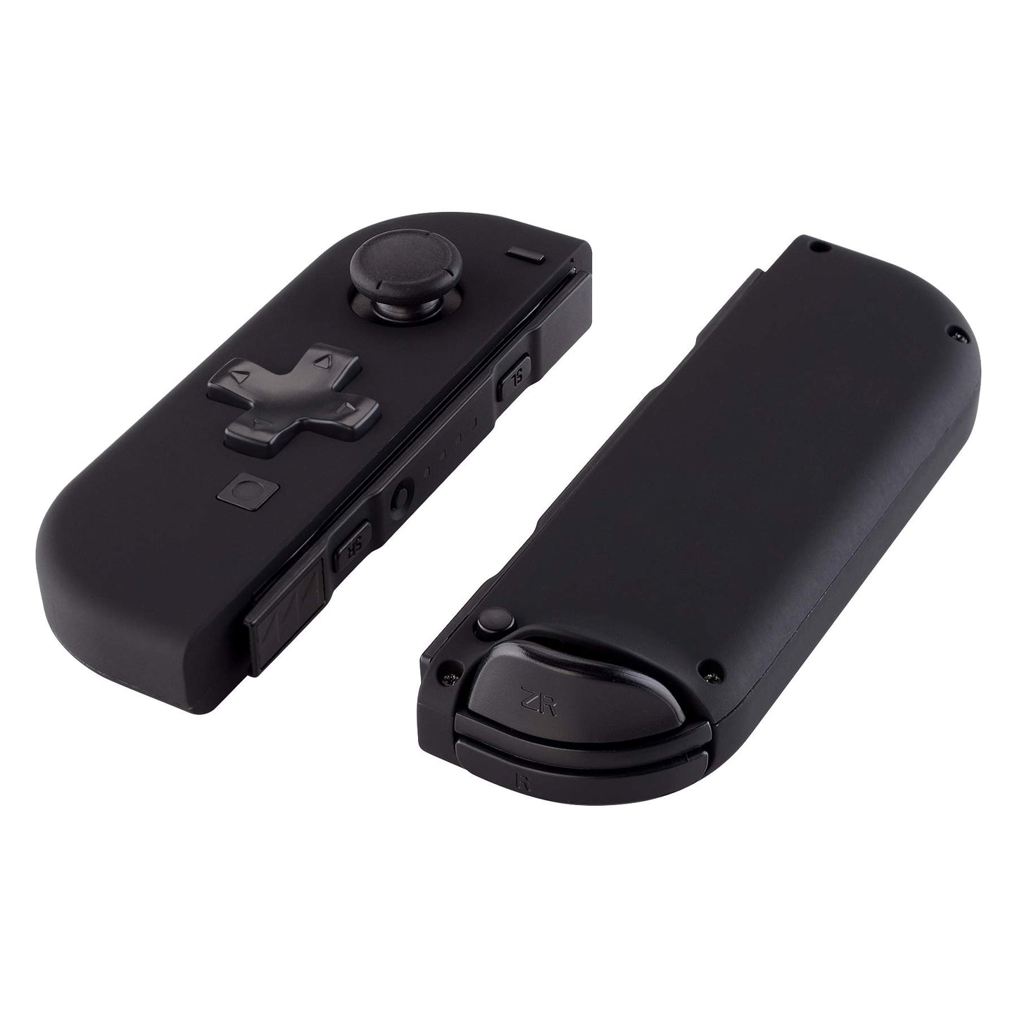 eXtremeRate Joycon Housing - Soft Touch Black, D-Pad Version, DIY Replacement Shell Case for Nintendo Switch & Switch Oled