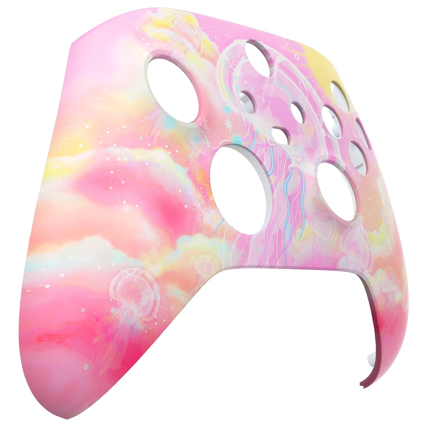 eXtremeRate Xbox Series X|S Controller Replacement Shell - Pinky Jellyfish Heaven - Custom Skin Cover (Model: FX3R025)